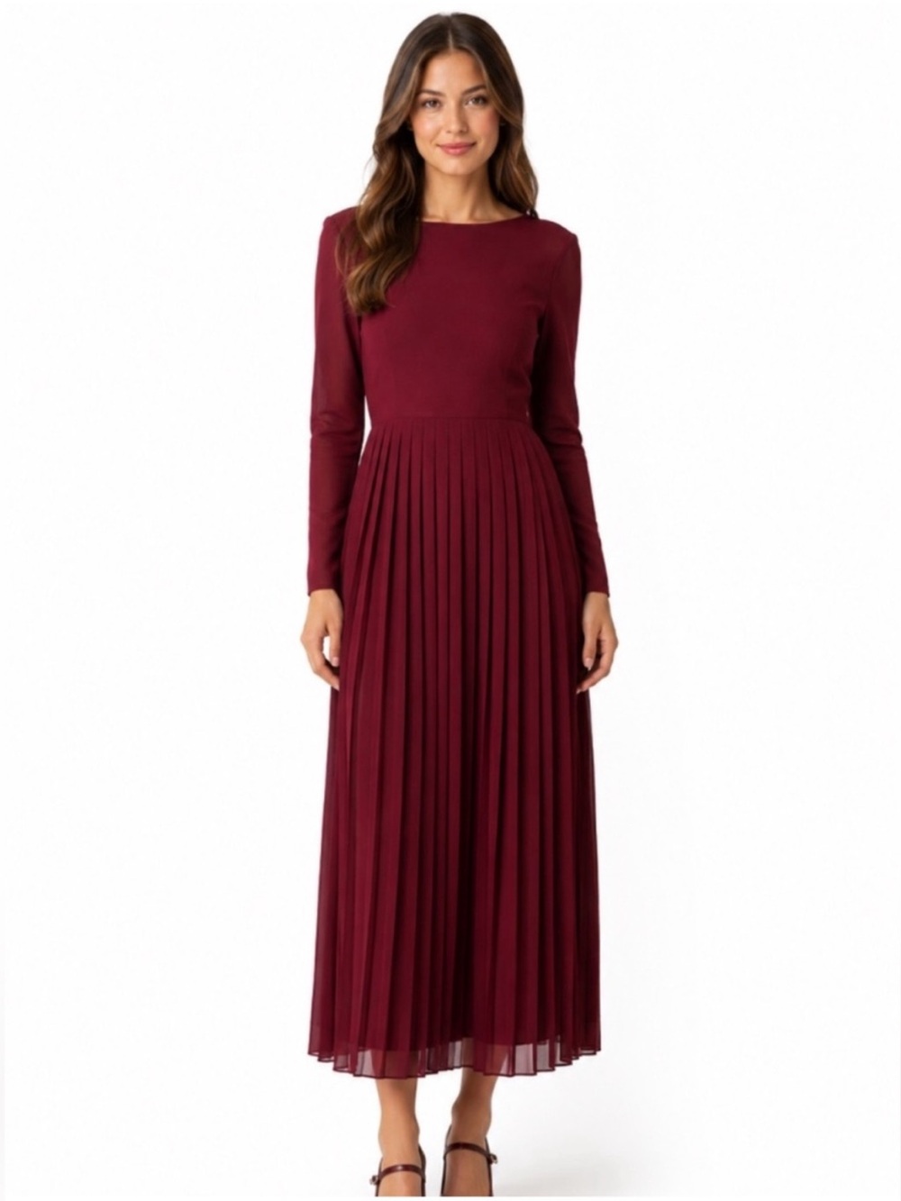 J Crew Dress XXS Ballet Burgundy